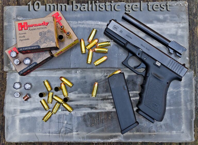 10mm Auto Ballistic Test with Hornady Ammo