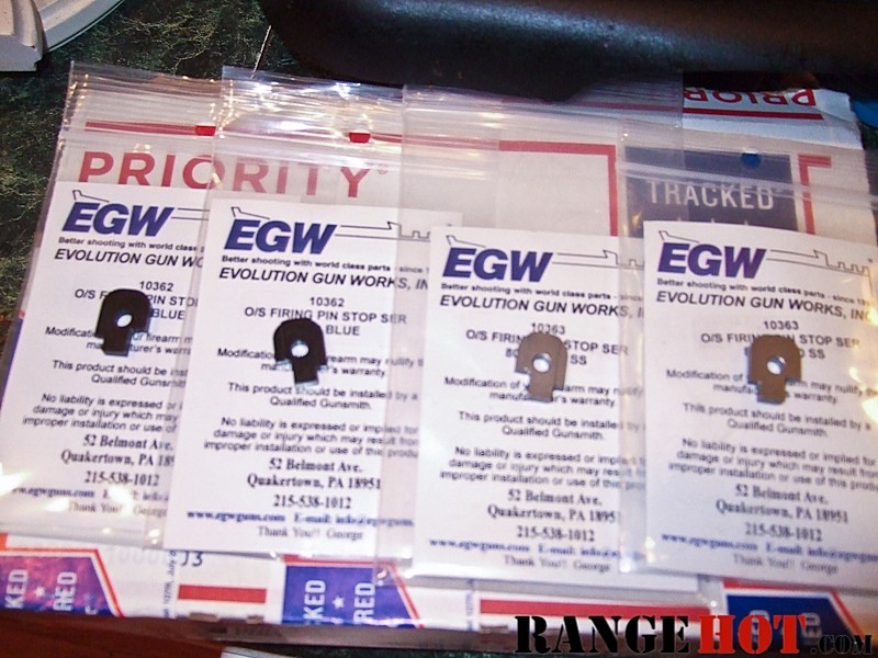 thumbnail image 2 of Evolution Gun Works 1911 GI Firing Pin Stop .45 ACP - Blue Finish (EGW 10364) 2 of 6