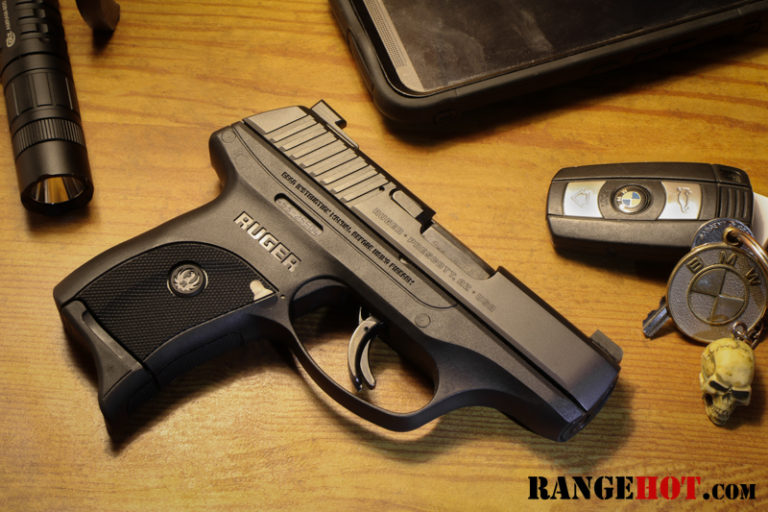 Ruger LC9s TALO edition, handful of pocket pistol.